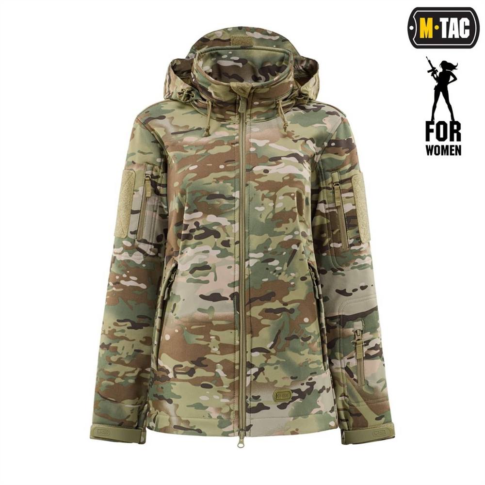 Куртка M-Tac Soft Shell Lady Зелена (Multicam) (XS) 229953 фото