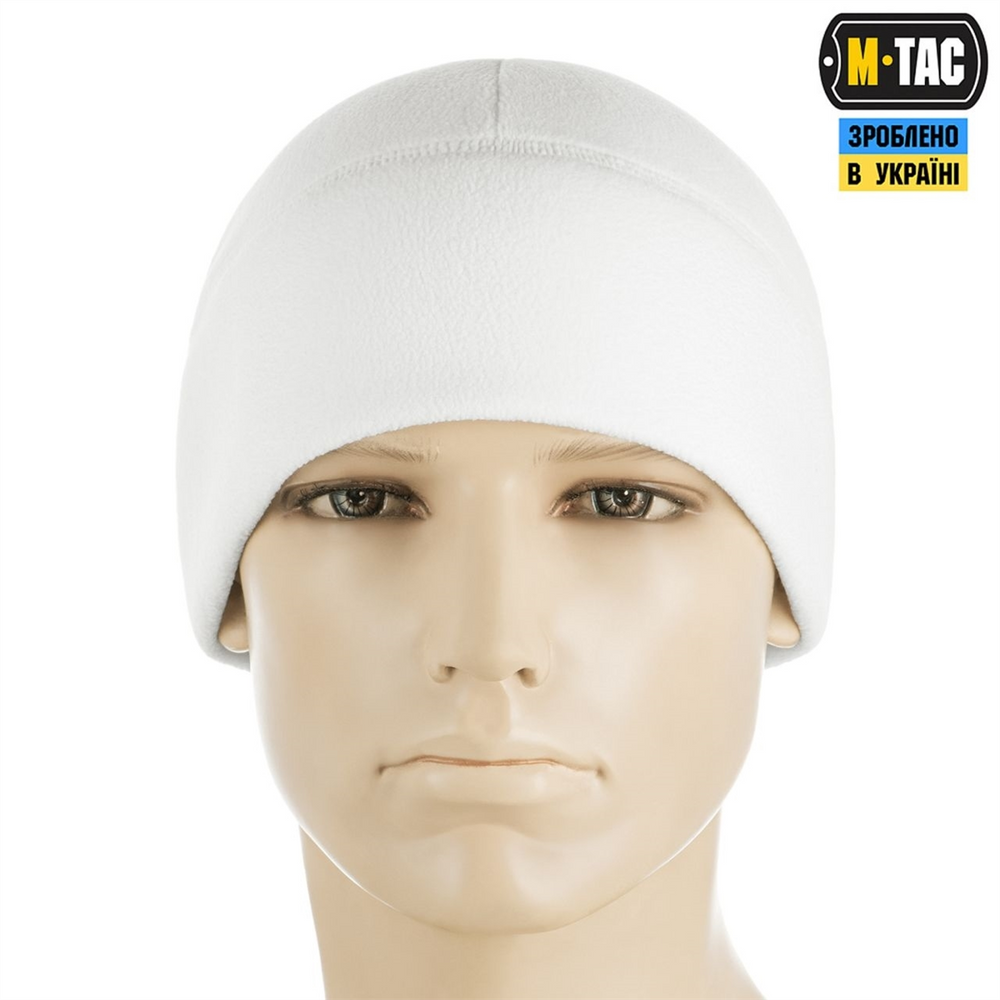 Шапка M-Tac Watch Cap Elite фліс (320г/м2) L Біла (White) 221310 фото
