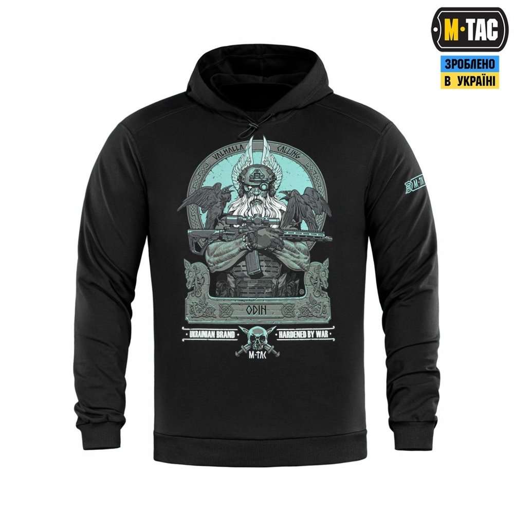 Кофта M-Tac Hoodie Odin Mystery Чорна (Black) (L) 228669 фото