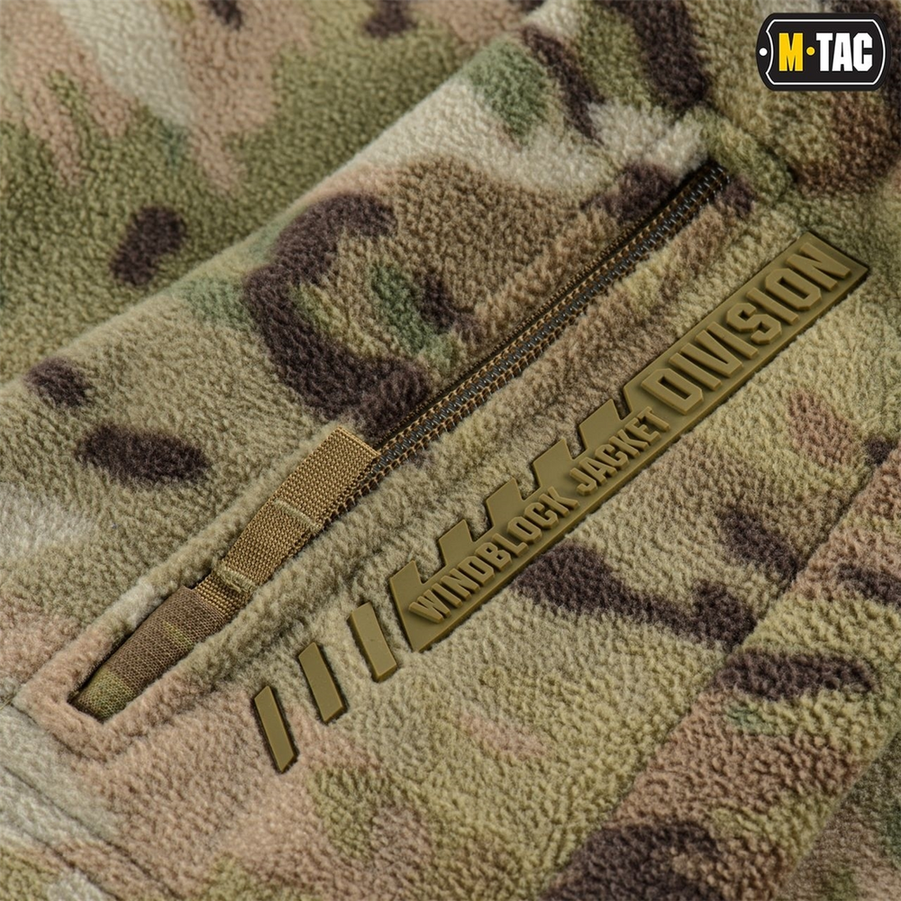Куртка флісова M-Tac Windblock Division Gen.II Зелена (Multicam) (XS) 230554 фото