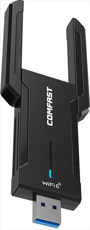 Wi-Fi адаптер Comfast CF-924AC-V2 Чорний (Black) 160508 фото