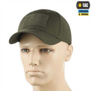 Бейсболка M-Tac тактична Elite Flex ріп-стоп Зелена (Army Olive) (S/M) 227295 фото