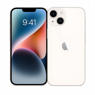Смартфон Apple iPhone 14 256Gb SIM+eSIM Starlight (MPW43) 184227 фото