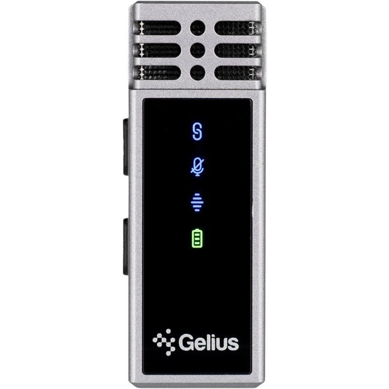 Мікрофон петличний Gelius GP-LM15 (Type-C) Бездротовий Срібний (Titan) 180540 фото