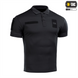 Поло M-Tac Elite Tactical Coolmax Чорне (Black) (M) 232165 фото 4