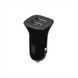 Автомобільний зарядний пристрій XO TZ10 2.4A/2USB + кабель Type-C Чорний (Black) 100915 фото 3