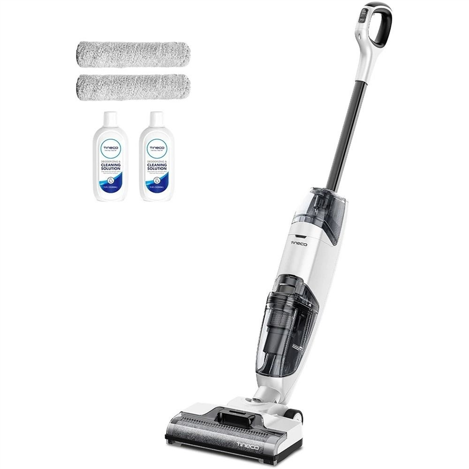 Пилосос акумуляторний (миючий) Tineco iFloor 2 Plus (FW011400DE) Білий Сірий (White Grey) 152275 фото