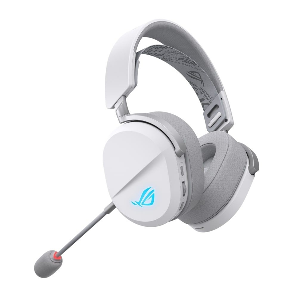 Бездротові повнорозмірні навушники Asus ROG Pelta (90YH0410-BHUA10) Білі (White) 211795 фото
