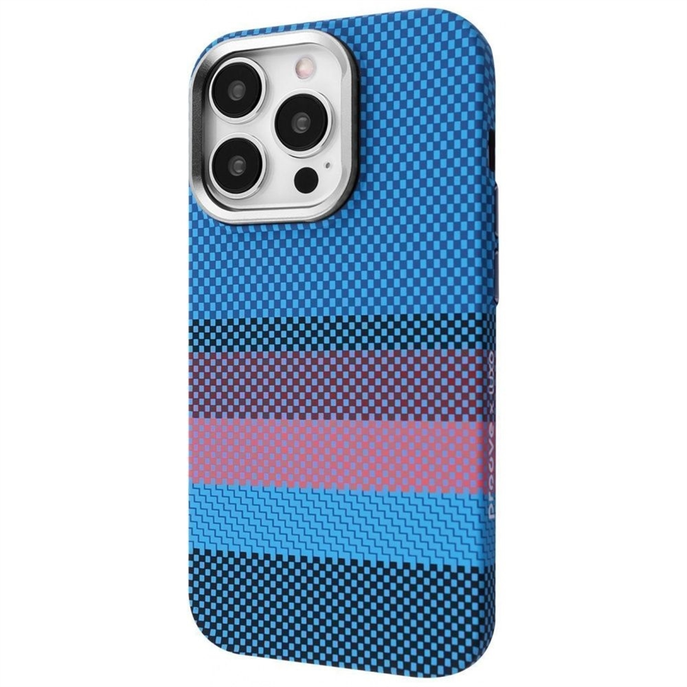 Чохол накладка для iPhone 13 Pro Proove Gleam Case MagSafe Синя (Blue Borders) 175466 фото Чохол накладка для iPhone 13 Pro Proove Gleam Case MagSafe Синя (Blue Borders) 175466 фото