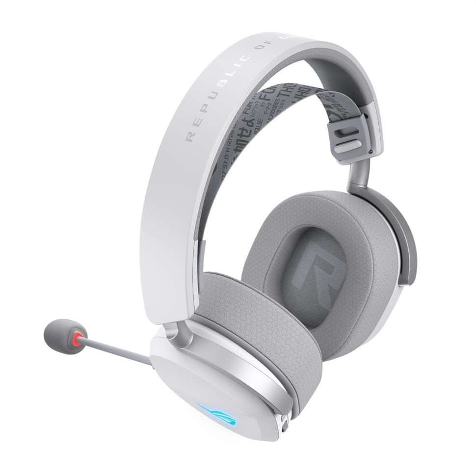 Бездротові повнорозмірні навушники Asus ROG Pelta (90YH0410-BHUA10) Білі (White) 211795 фото