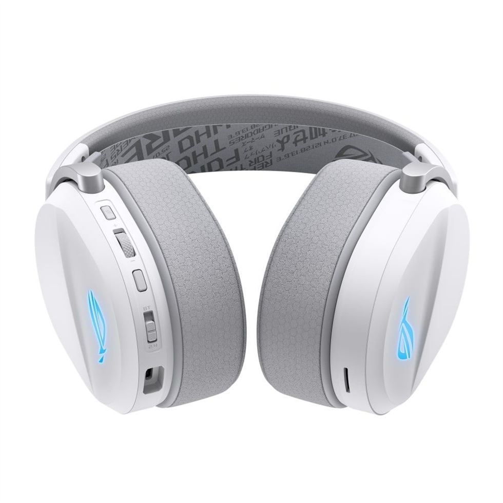 Бездротові повнорозмірні навушники Asus ROG Pelta (90YH0410-BHUA10) Білі (White) 211795 фото