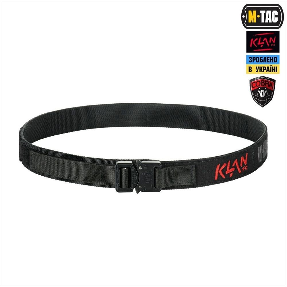 Ремінь M-Tac KLAN Cobra Buckle Belt Чорний (Black) (XS/S) 225040 фото