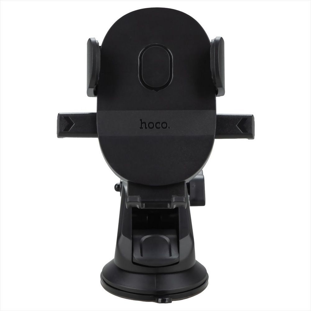 Автотримач Hoco H19 Mighty one-button Чорний (Black) 135938 фото
