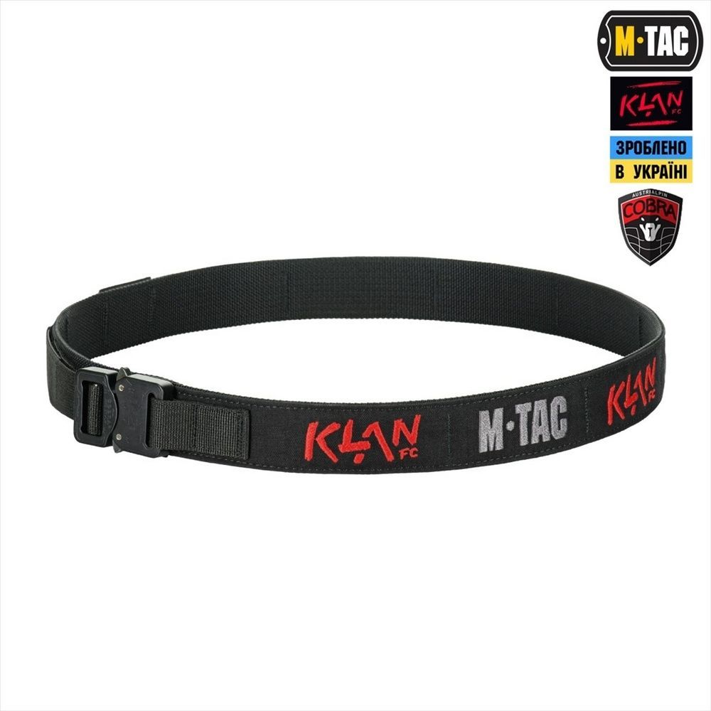 Ремінь M-Tac KLAN Cobra Buckle Belt Чорний (Black) (XS/S) 225040 фото