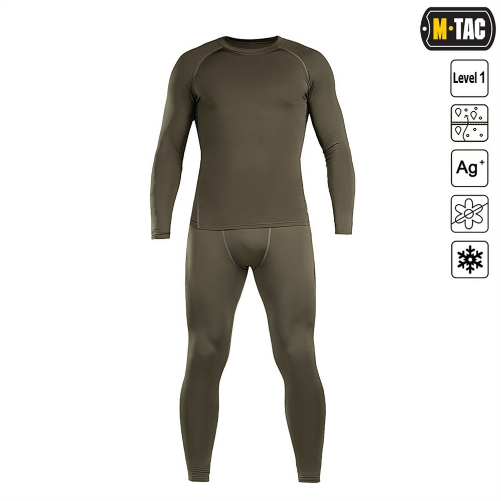 Термобілизна M-Tac ThermoLine Зелена (Olive) (2XL) 233703 фото