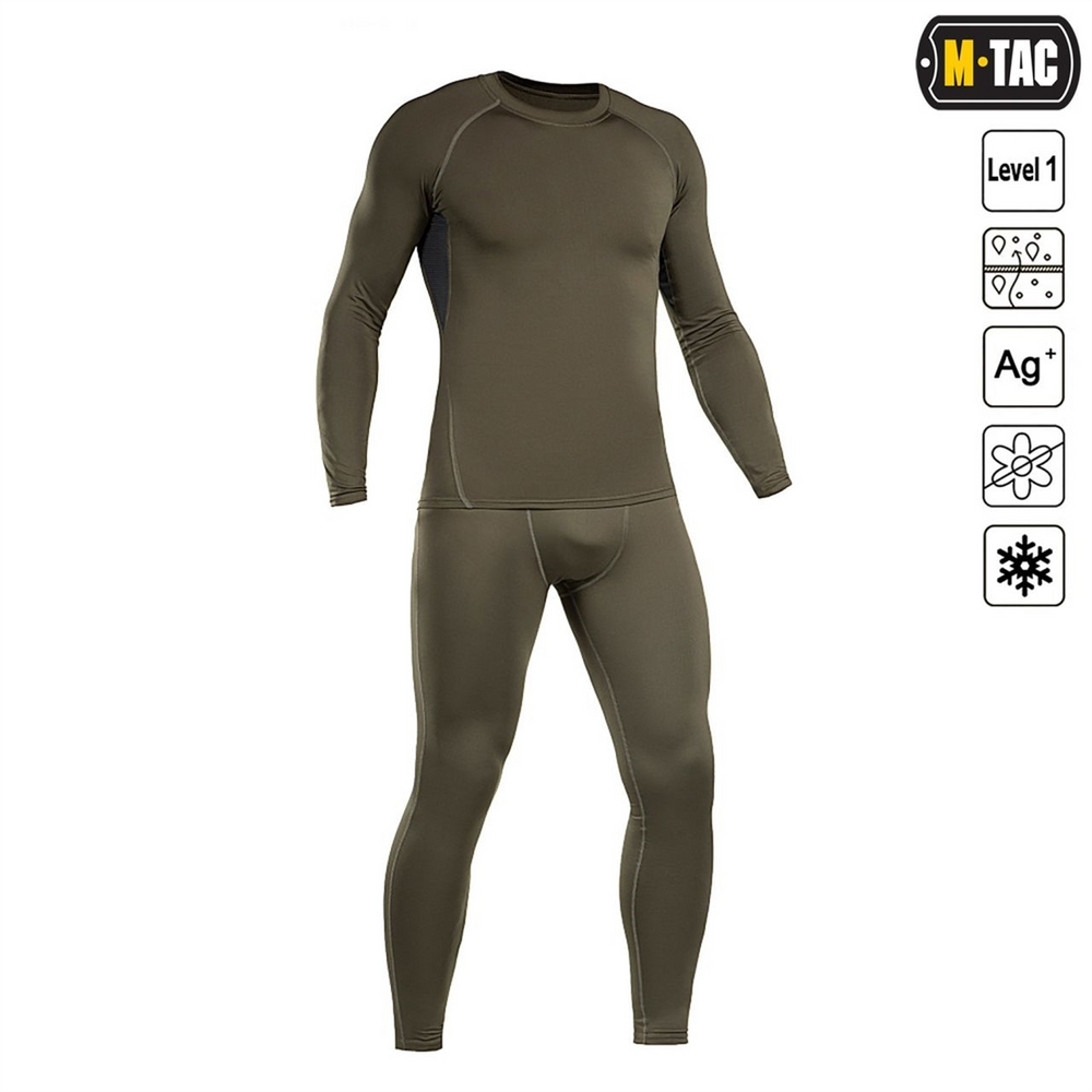 Термобілизна M-Tac ThermoLine Зелена (Olive) (2XL) 233703 фото