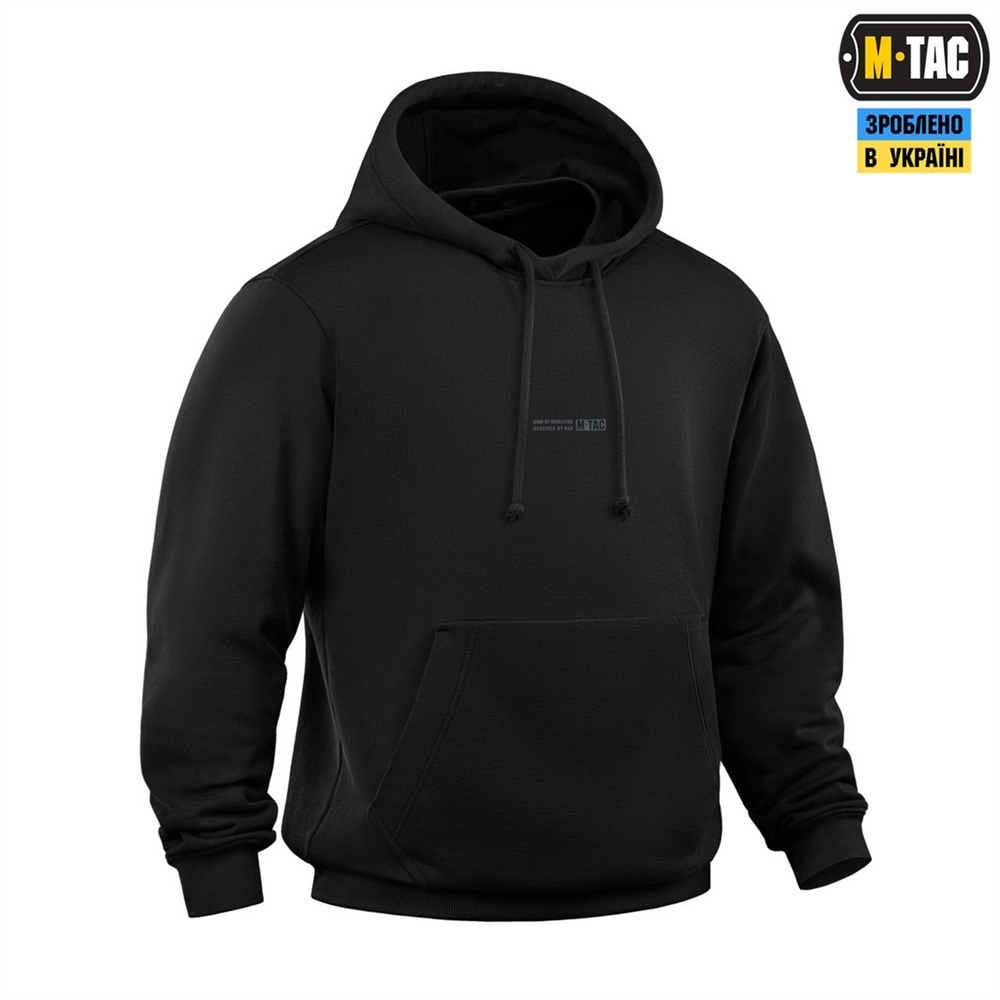 Кофта M-Tac Hoodie Born by Revolution Hard Чорна (Black) (XS) 228509 фото