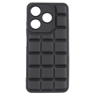 Чохол накладка для TECNO Spark 10/10C Quadrate Case Чорна (Black) 110929 фото
