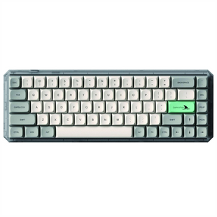 Клавіатура бездротова Motospeed Darmoshark K5 Gateron Yellow Pro Сіра (Light Gray) 165437 фото