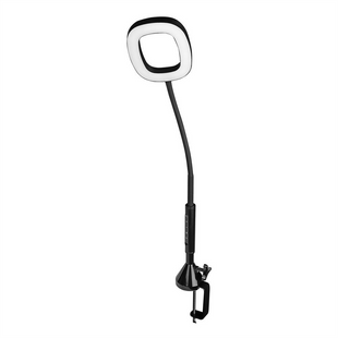 Настільна лампа на струбцині EH1024B, LED (8.2W, 3000/4000/6500K) Чорна (Black) 193243 фото