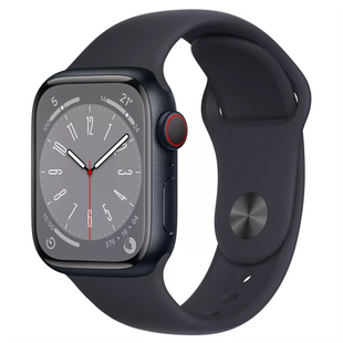 Смарт-годинник Apple Watch Series 8 GPS + Cellular 41mm Midnight Aluminum Case w. Midnight Sport Band Regular (MNHV3) 196969 фото