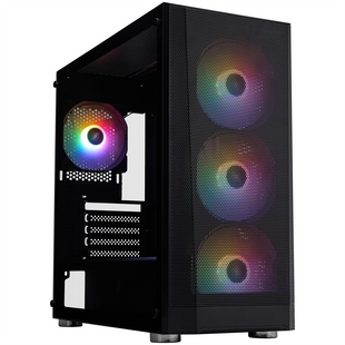 Корпус 1stPlayer FD5-M-BK-4F1 Чорний (Black) 208129 фото