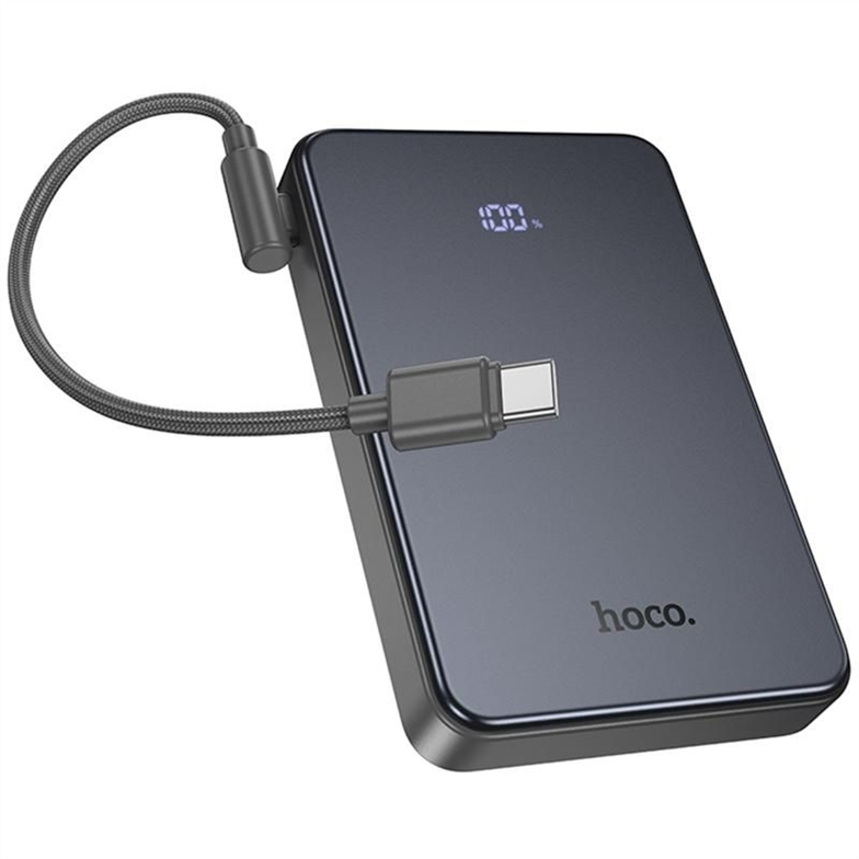 PowerBank 10000 mAh Hoco J170 Starlight 22.5W+PD20W with cable Сірий (Gray) 245921 фото