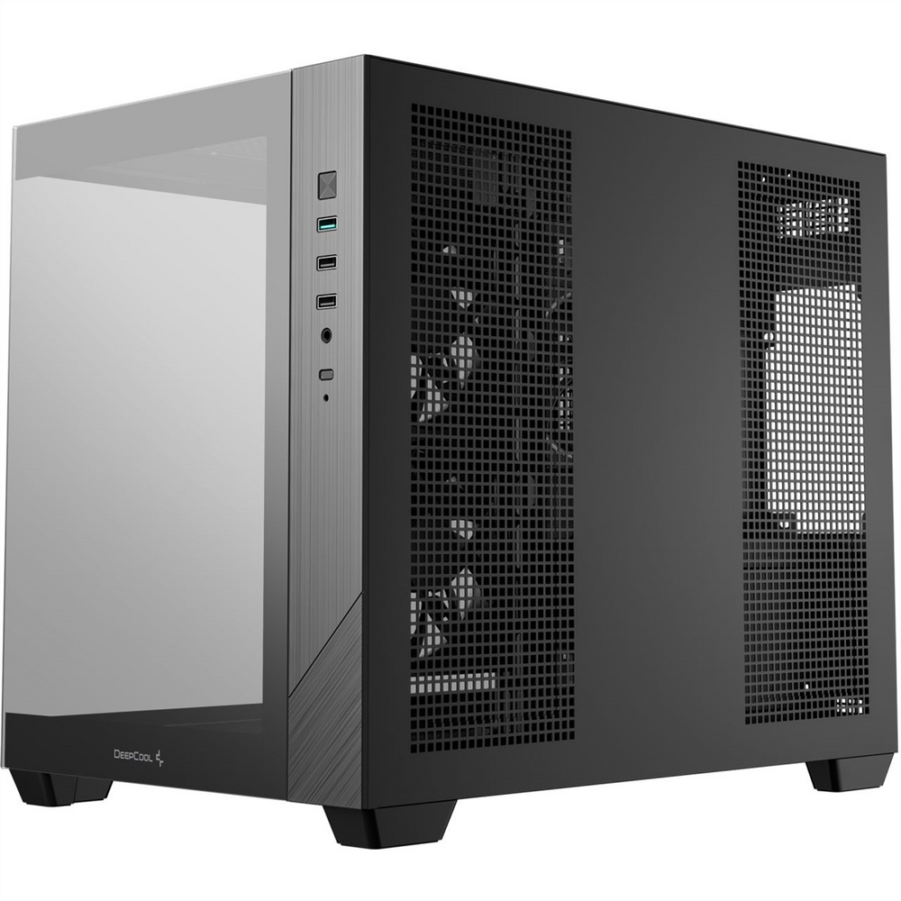 Корпус DeepCool CG330 3F Чорний (Black) 231985 фото