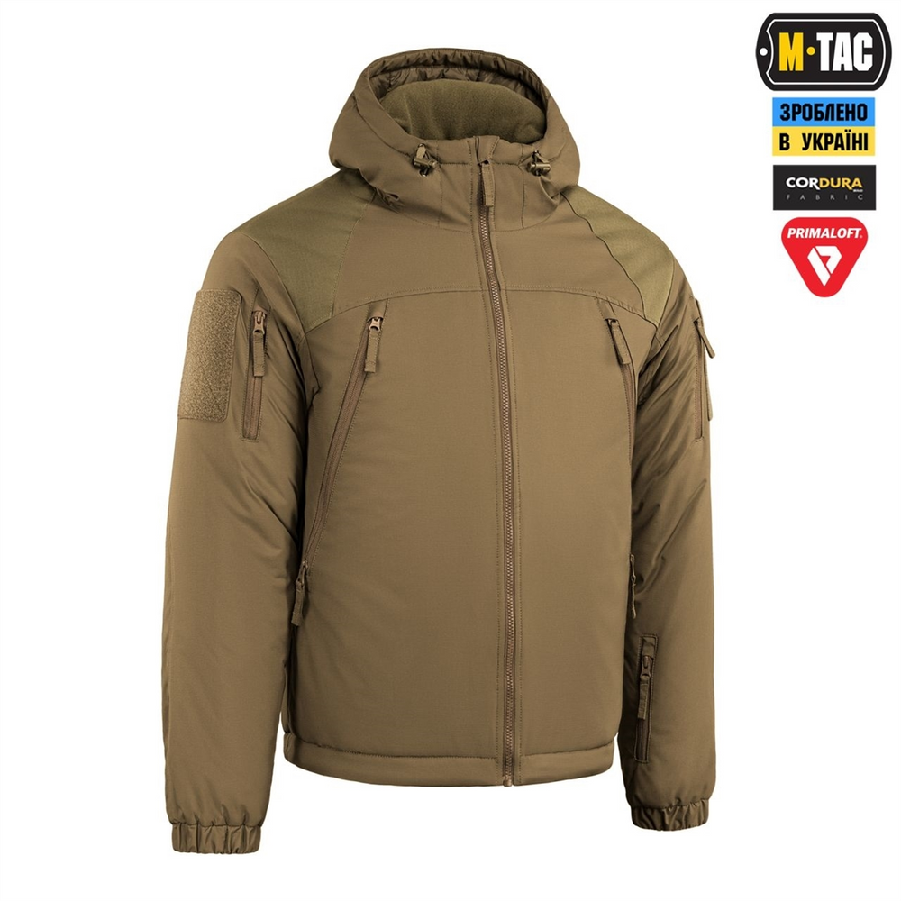 Куртка зимова M-Tac Alpha Gen.III Pro Primaloft Коричнева (Coyote Brown) (L/R) 230284 фото