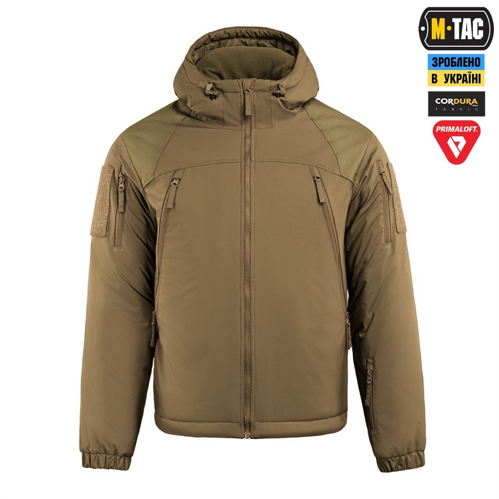 Куртка зимова M-Tac Alpha Gen.III Pro Primaloft Коричнева (Coyote Brown) (L/R) 230284 фото
