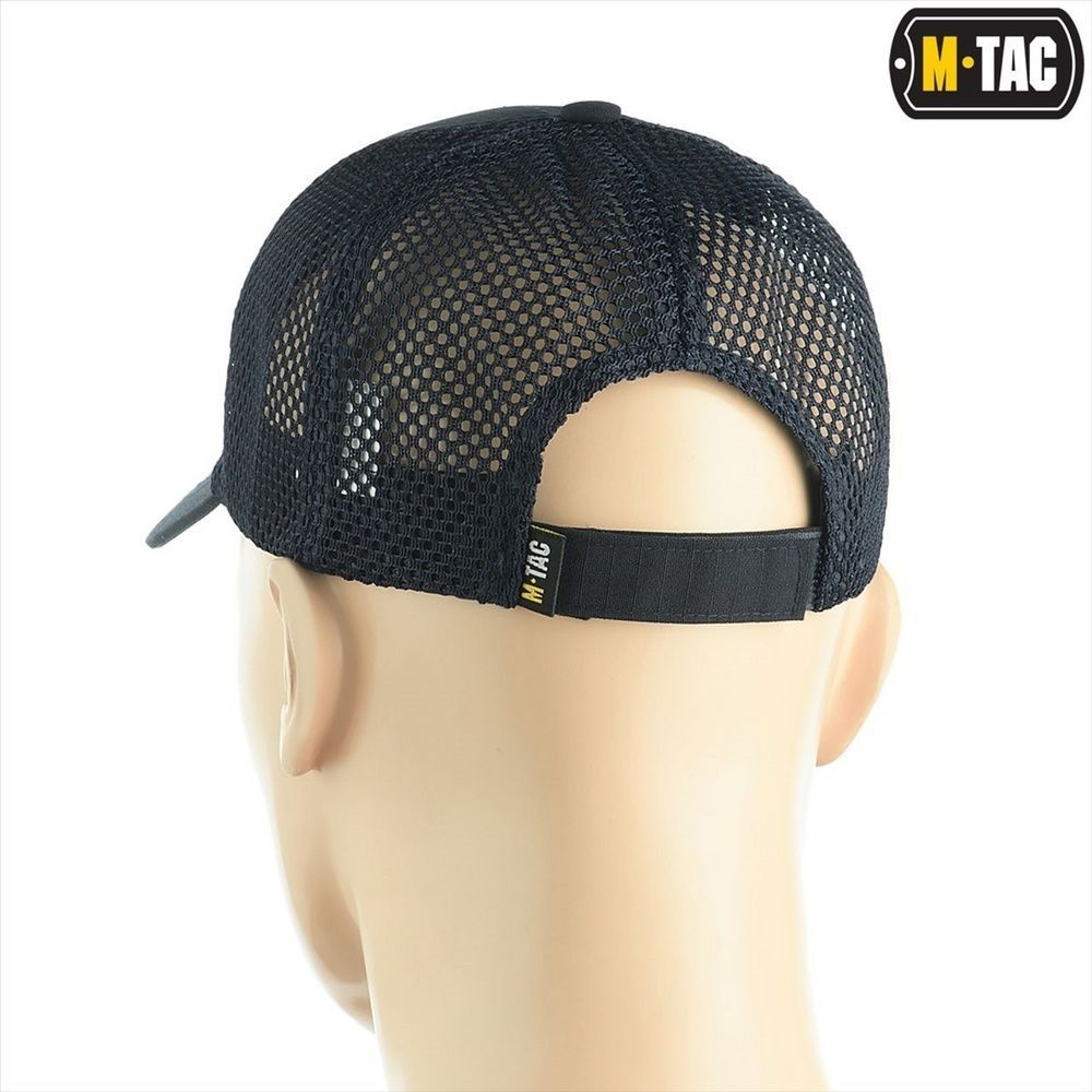 Бейсболка M-Tac з сіткою Flex ріп-стоп S/M (40569015-56) Синій (Dark Navy Blue) 217493 фото
