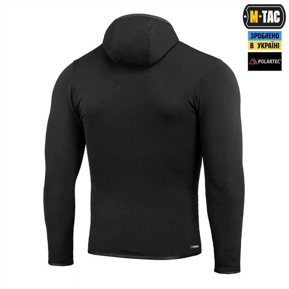 Кофта M-Tac Shadow Fleece Polartec Чорна (Black) (XL) 228905 фото