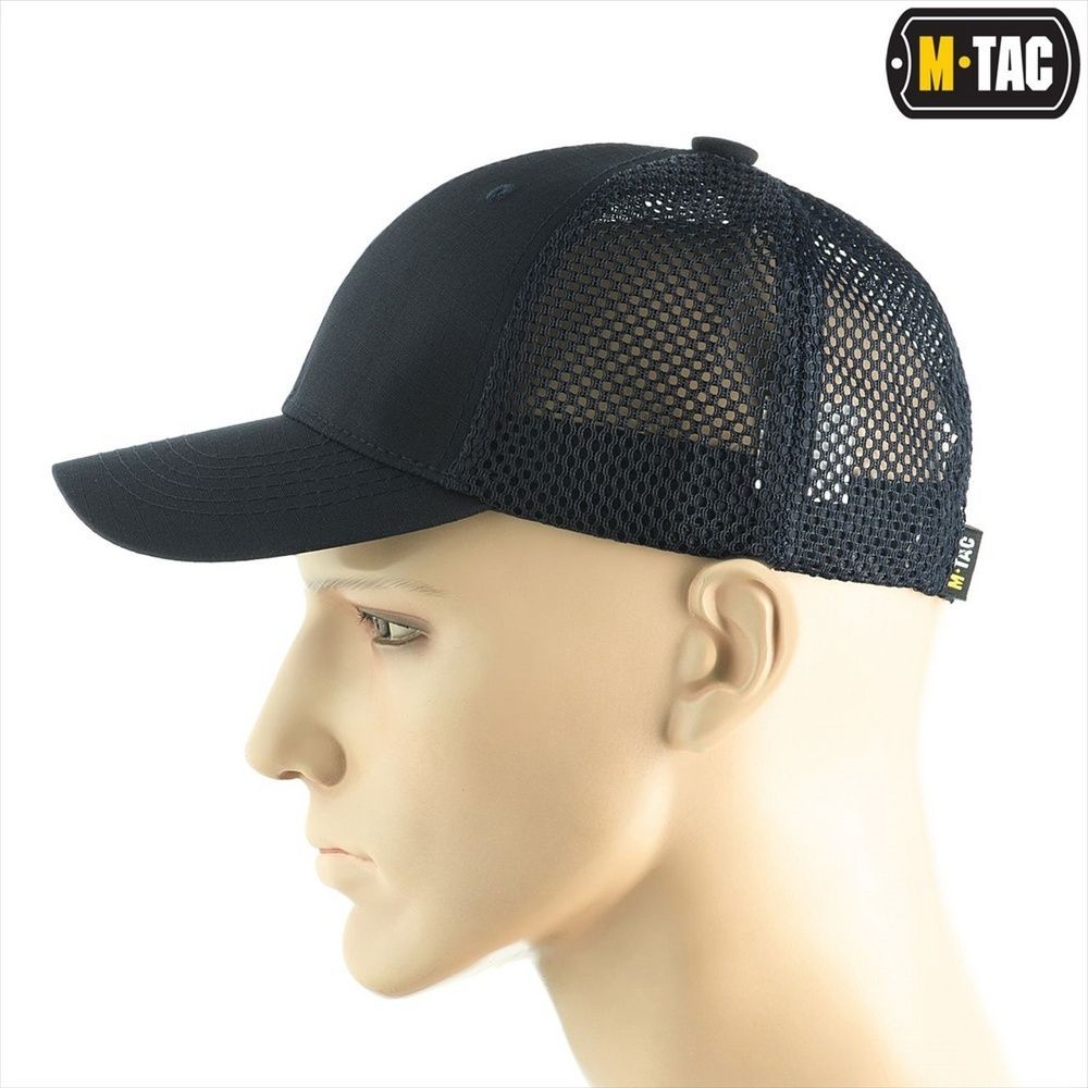 Бейсболка M-Tac з сіткою Flex ріп-стоп S/M (40569015-56) Синій (Dark Navy Blue) 217493 фото