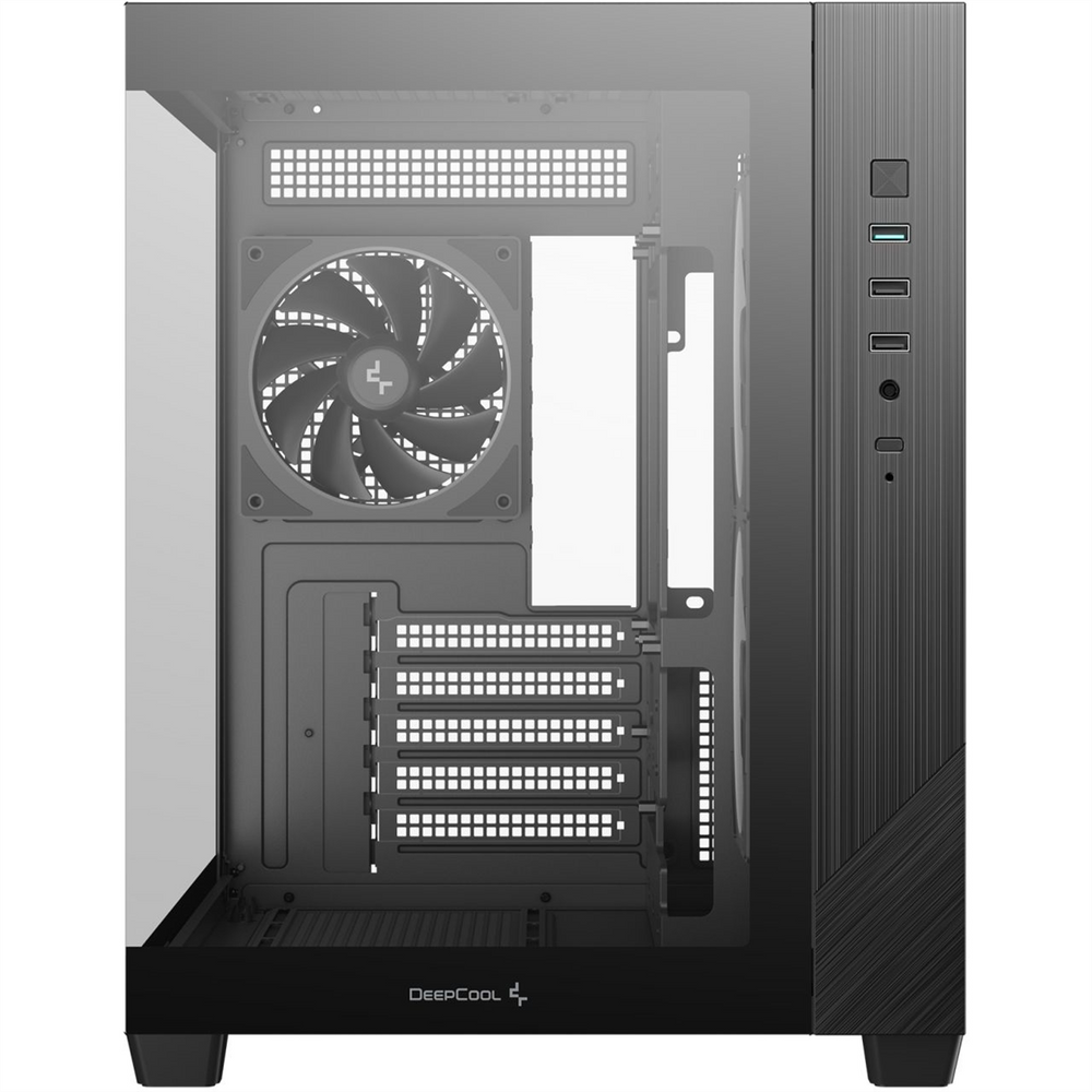 Корпус DeepCool CG330 3F Чорний (Black) 231985 фото