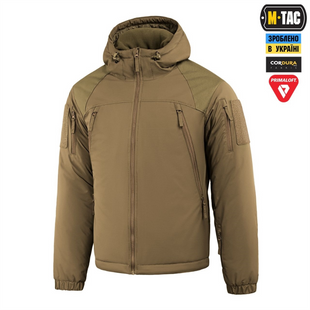 Куртка зимова M-Tac Alpha Gen.III Pro Primaloft Коричнева (Coyote Brown) (L/L) 230283 фото