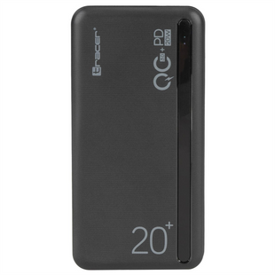 PowerBank 20000 mAh Tracer PD20W + QC3.0 Чорний (Black) 104193 фото