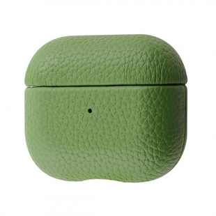 Чохол для навушників AirPods 3 Leather Case Зелений (Olive) 147562 фото