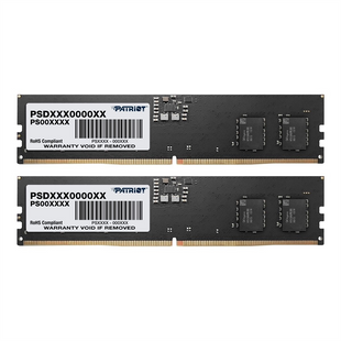Модуль пам'яті DDR5 2x8GB/5600 Patriot Signature Line (PSD516G5600K) Чорний (Black) 208431 фото