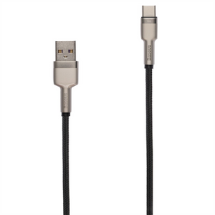 USB кабель Baseus Cafule Metal Data 66W 2м Type-C Чорний (Black) 116561 фото