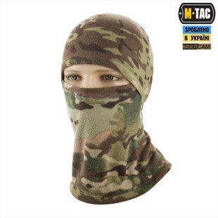Балаклава-ніндзя M-Tac Elite фліс (260г/м2) MC Зелена (Green) 217319 фото