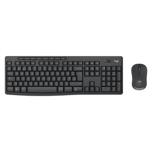 Клавіатура бездротова Logitech MK370 + миша Сіра (Graphite) 161101 фото