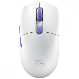 Миша бездротова ігрова Proove Gaming Rate Special Edition Біла Фіолетова (White Purple) 156597 фото