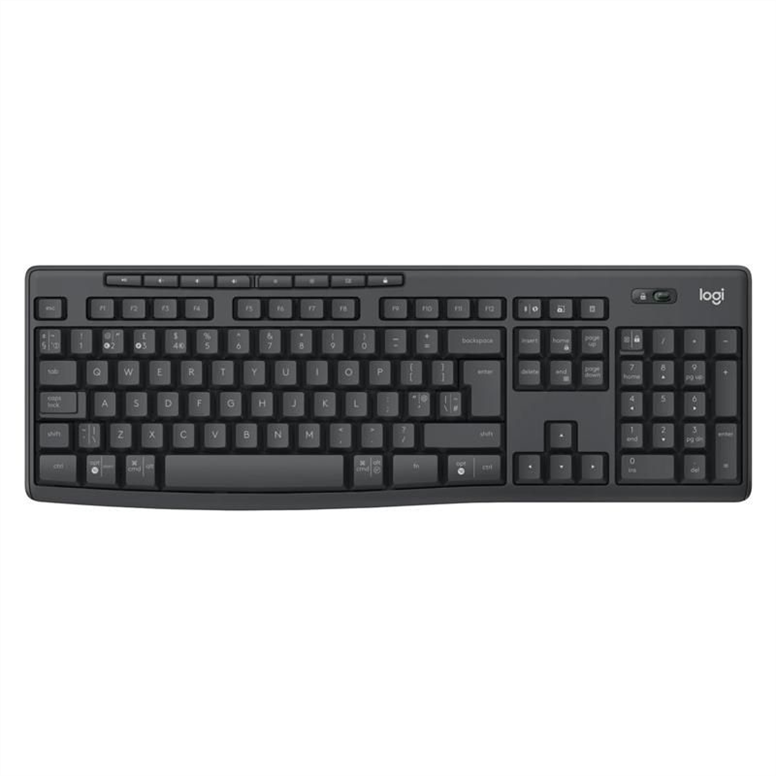 Клавіатура бездротова Logitech MK370 + миша Сіра (Graphite) 161101 фото