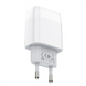Зарядний пристрій Hoco C72A Glorious (1USB, 2.1А) (6931474713001) + кабель MicroUSB Білий (White) 165841 фото 5