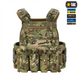 Плитоноска M-Tac Cuirass Tiger Elite (розмір плити XL) Зелений (Multicam) (XL/2XL) 224994 фото 7