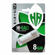 USB Флеш 8Gb Hi-Rali Rocket Срібна (Silver) 58134 фото 2