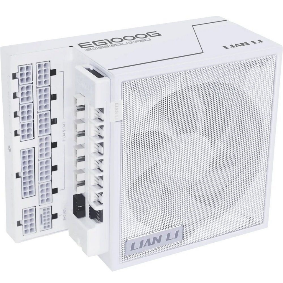 Блок живлення Lian Li Edge Gold 1000W White with Hub, EU Cord (G9P.EG1000G.WH00.EU) Білий (White) 209744 фото
