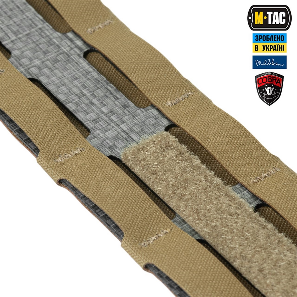 Ремінь M-Tac Tiger Belt Cobra Buckle Коричневий (Coyote) (M/L) 224325 фото