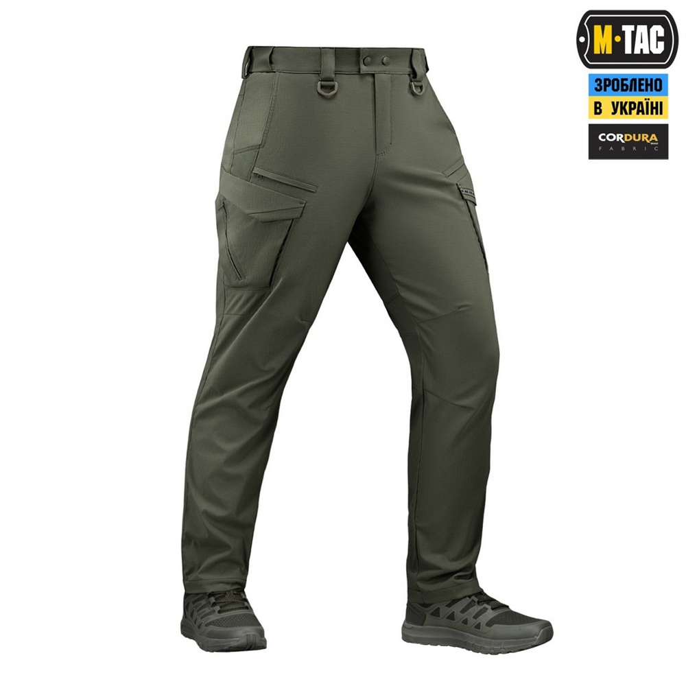 Штани M-Tac Aggressor Summer Gen.II Flex Зелені (Army Olive) (34/34) 237842 фото