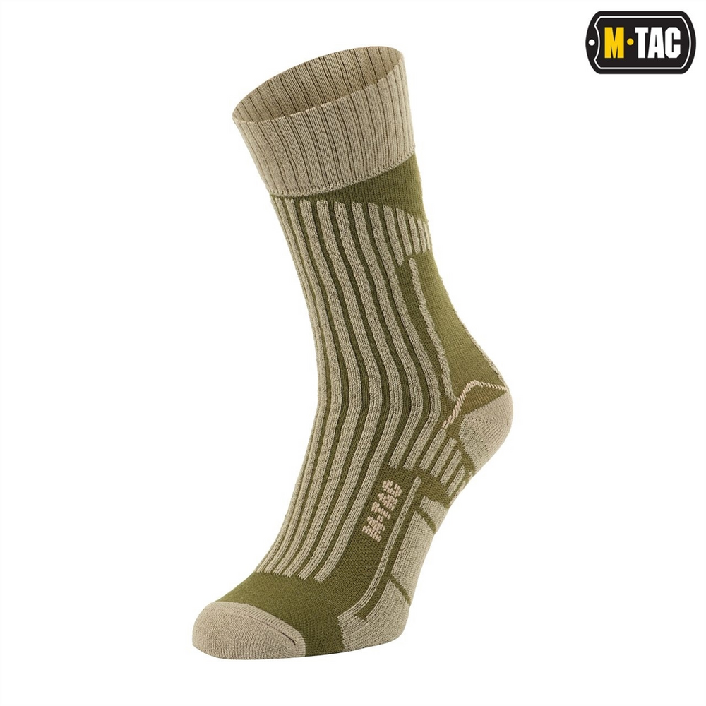 Шкарпетки M-Tac Coolmax 75% 35-38 Коричневі (Coyote) 219318 фото